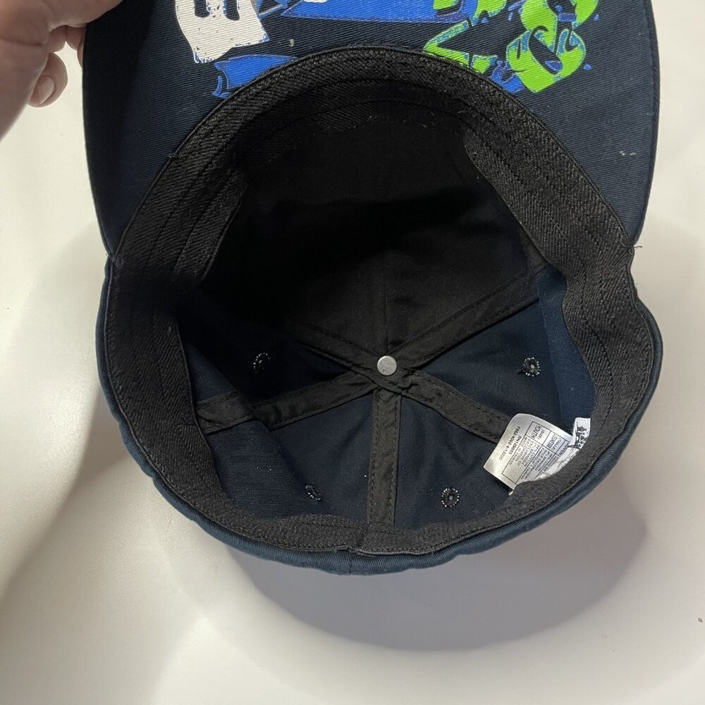 Vtg Youth Disney World Land cap Mickey Mouse 28 with Mohawk elastic band - Picture 10 of 10